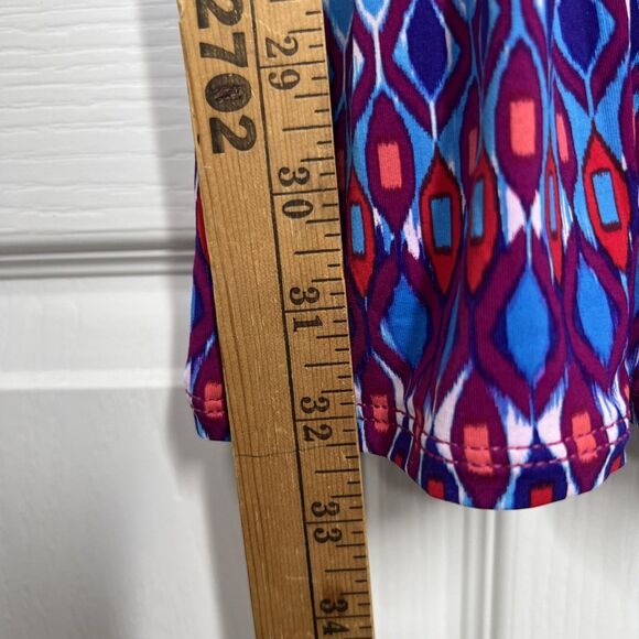 La Blanca Cover Up Dress Kaftan Santorini Tunic Ikat Knotted Sleeve Size Small - Picture 7 of 8